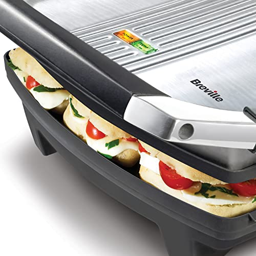 Breville 3-Slice Panini Press | Non-stick Plates