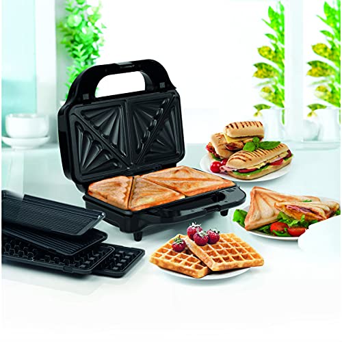 Salter 3-in-1 Snack Maker: Waffle, Sandwich, Toastie