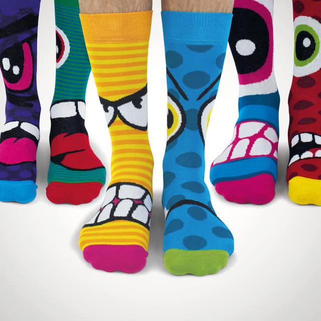 Men's Stress Heads Oddsocks - Set of 6