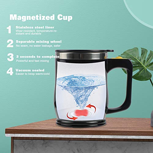 SHEENO Auto Magnetic Self-Stirring Coffee Mug - 400ml