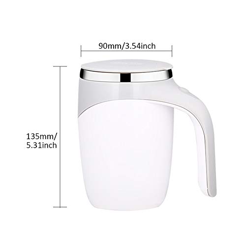 Self Stirring Coffee Mug - Stainless Steel, Automatic