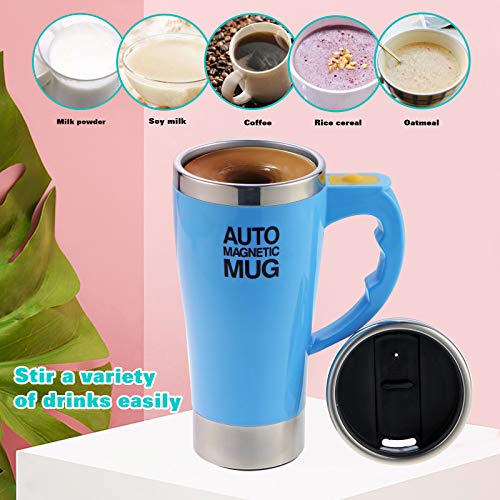 TsunNee 450ML Self Stirring Coffee Mug, Stainless Steel