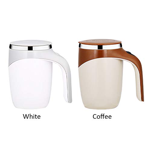 Self Stirring Coffee Mug - Stainless Steel, Automatic