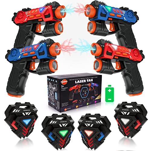 VATOS Laser Tag Guns Set, 4 Players Group Activity