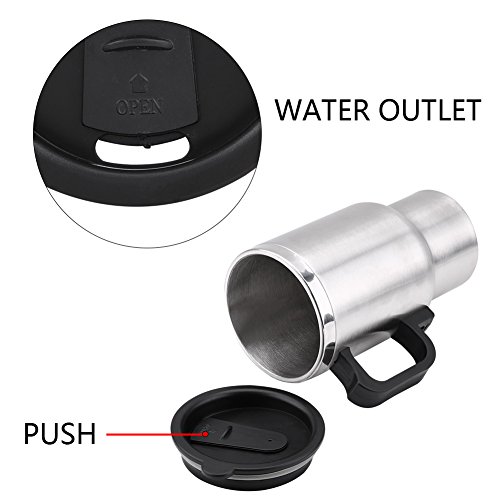 Akozon Electric Car Cup with Heating - 12V