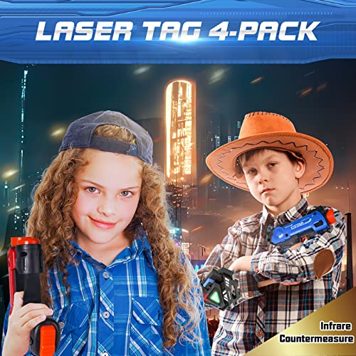 VATOS Laser Tag Guns Set, 4 Players Group Activity