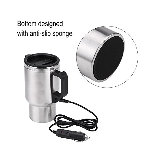 Akozon Electric Car Cup with Heating - 12V