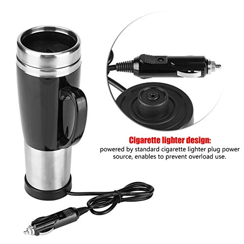 Keenso Stainless Steel Car Heating Travel Mug