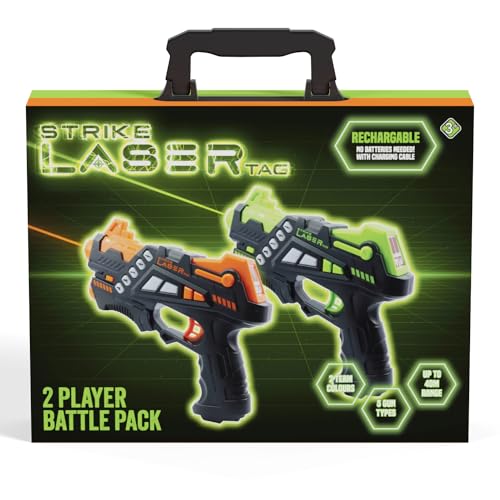 Laser Tag Guns Set - Multi-Player Pack & Carry Case