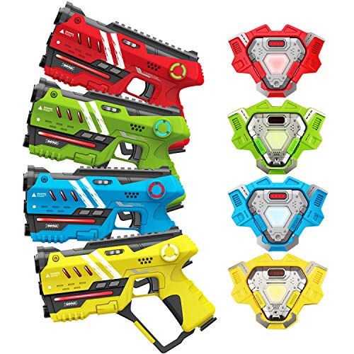 VATOS Laser Tag Gun - 4-Pack Multi Function Game