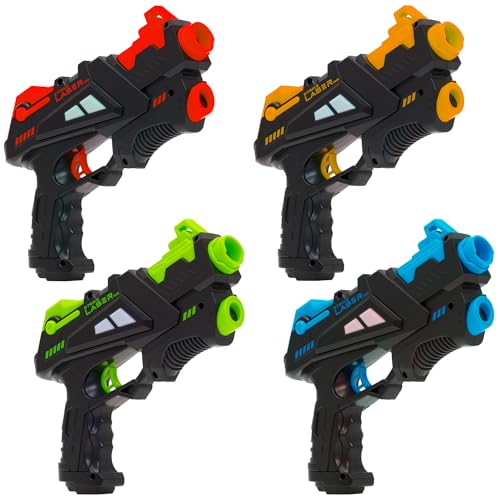 Rechargeable Laser Tag Guns Set - 4 Players