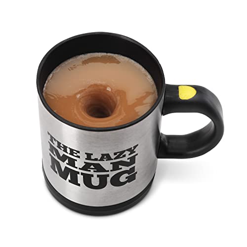 Self-Stirring Lazy Man Mug - Innovative Push Button