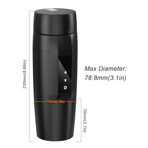 Portable Car Electric Heating Cup, 12V 80W