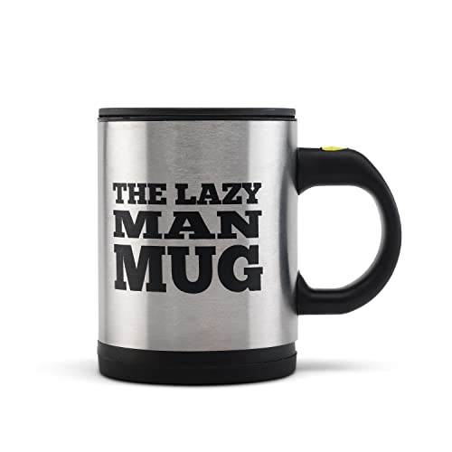 Self-Stirring Lazy Man Mug - Innovative Push Button