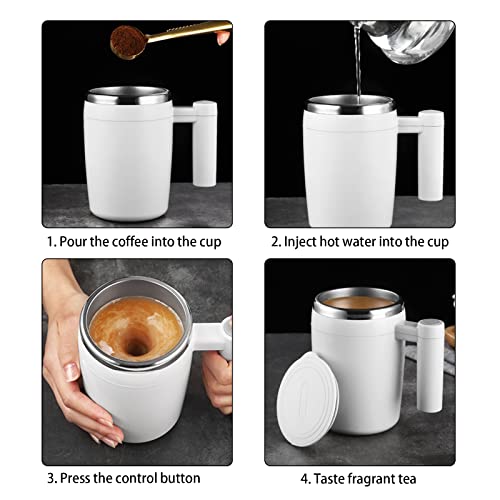 maxant Self Stirring Coffee Mug 380ml (Black)