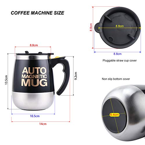 TsunNee 400ML Self Stirring Magnetic Coffee Mug