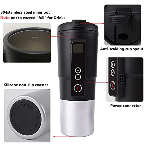 LEJIEYIN Portable Electric Coffee Travel Mug