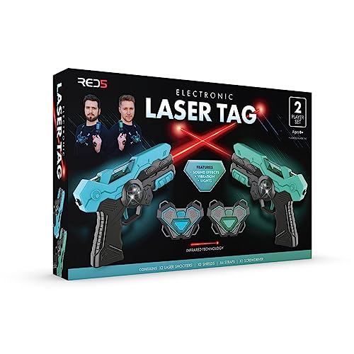 RED5 Laser Tag Set - Two Player Shooter with Lights & Sounds
