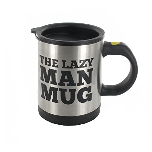Self-Stirring Lazy Man Mug - Innovative Push Button
