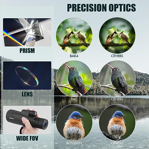 High Power HD Monocular Telescope for Adults