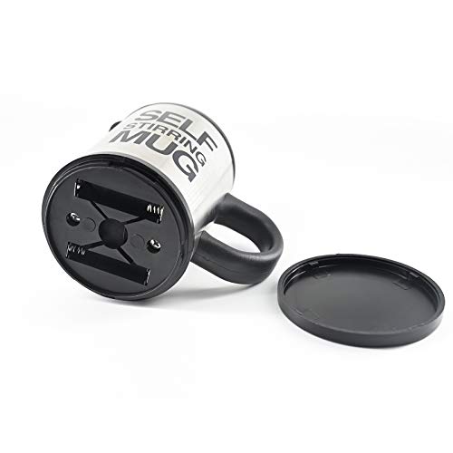 Electric Self-Stirring Coffee Mug with Lid - 450ml