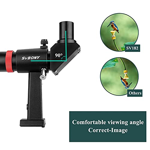 Svbony SV182 Telescope Finderscope, 6x30, Achromatic, Single Crosshair
