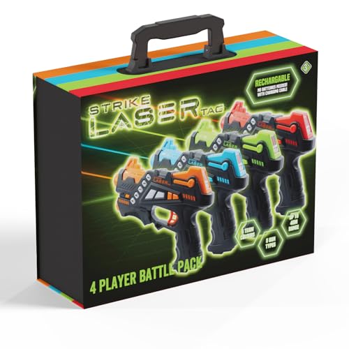 Rechargeable Laser Tag Guns Set - 4 Players