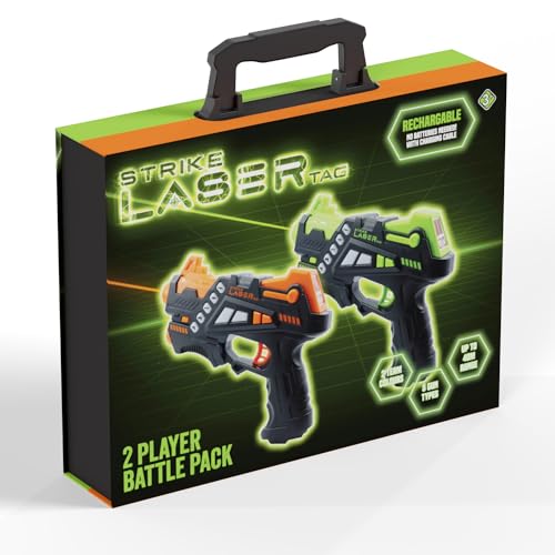 Laser Tag Guns Set - Multi-Player Pack & Carry Case