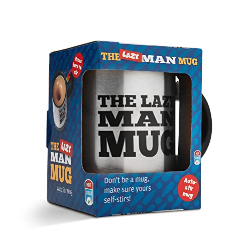 Self-Stirring Lazy Man Mug - Innovative Push Button