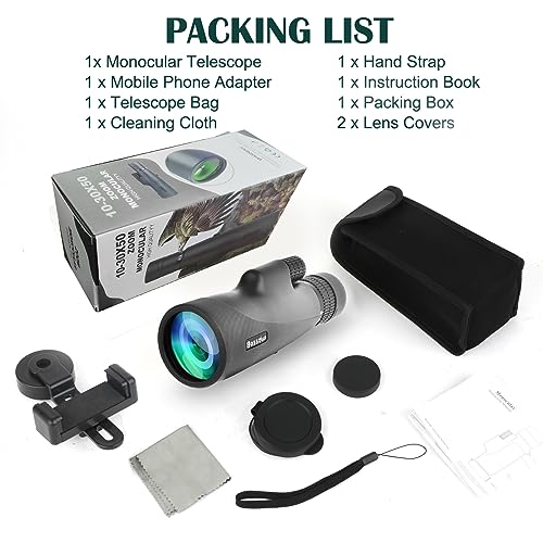 High Power HD Monocular Telescope for Adults