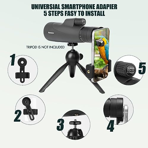 High Power HD Monocular Telescope for Adults