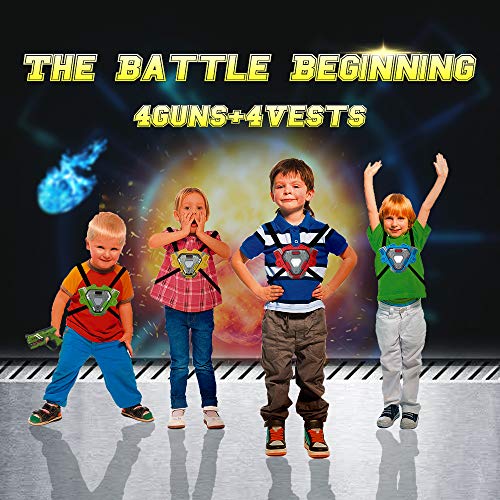 VATOS Laser Tag Gun - 4-Pack Multi Function Game