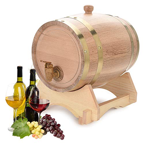 5L Vintage Oak Beer Barrel: Beer, Wine, Whiskey