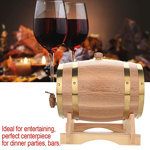 5L Vintage Oak Beer Barrel: Beer, Wine, Whiskey