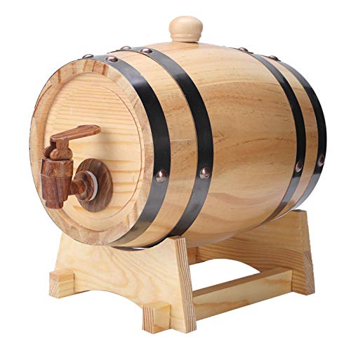 1.5L Mini Wooden Wine Barrel - Brewing & Storage