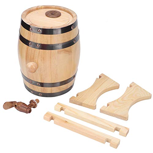 1.5L Mini Wooden Wine Barrel - Brewing & Storage