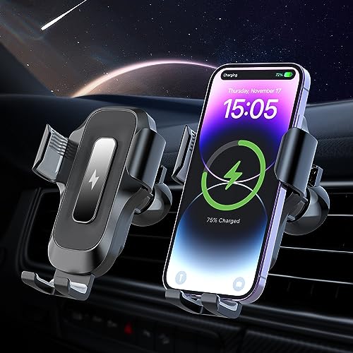 Wireless Car Charger & Phone Holder - JIAWEN 15W