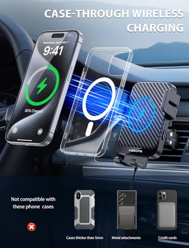 MOKPR Wireless Car Phone Holder Charger