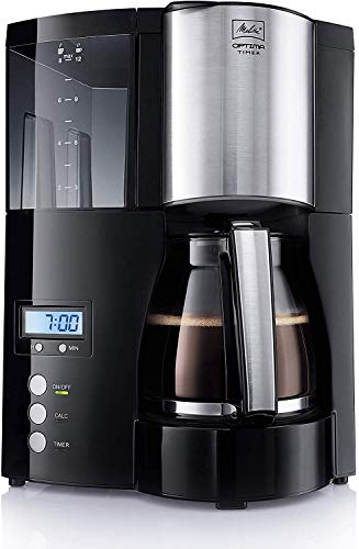Melitta Optima Timer Coffee Maker, Black