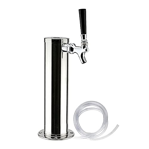 Stainless Steel Draft Beer Tower with Dispenser Kit