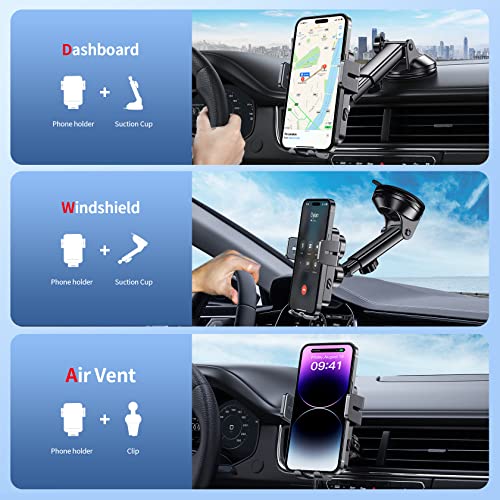 Auto-Clamping Wireless Car Charger for iPhone and Samsung