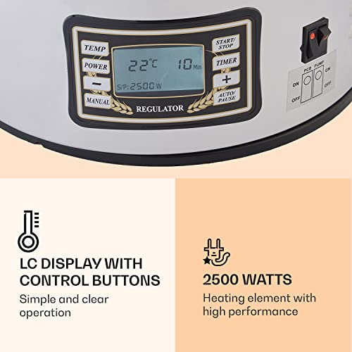 Klarstein Mash Kettle - Home Brewing Set, LCD Display