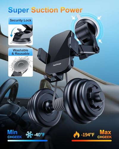CHGeek Wireless Car Charger for iPhone & Samsung