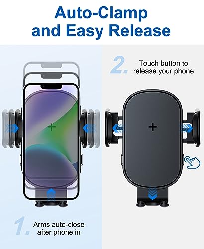 Beeasy Wireless Car Charger for iPhone and Samsung