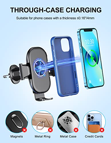 15W Qi Fast Charging Car Mount for iPhone and Galaxy