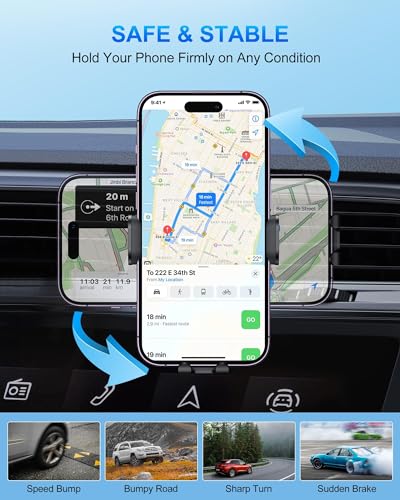 CHGeek Wireless Car Charger for iPhone & Samsung