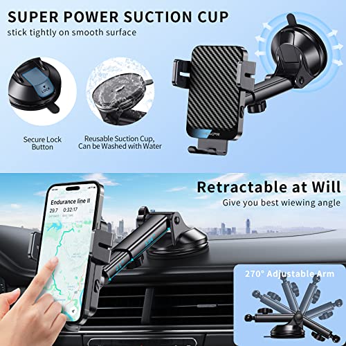 Auto-Clamping Wireless Car Charger for iPhone and Samsung