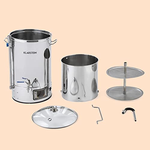 Klarstein Mash Kettle - Home Brewing Set, LCD Display