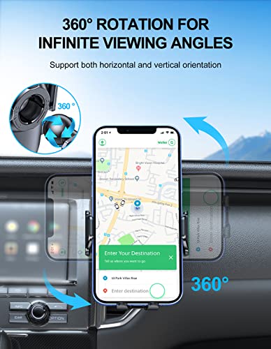 15W Qi Fast Charging Car Mount for iPhone and Galaxy