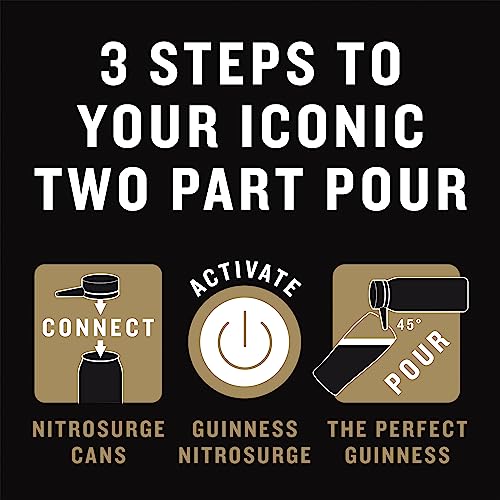 Guinness Nitrosurge Device | Perfect Pub Pour | Rugby-Ready